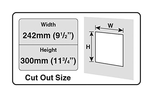 Dog Mate Medium Dog Door, Easy Fitting, Fast Installation, Convenient,  Tamper Proof, Weatherproof, Draught Excluder, Silent, Extremely Durable -  White